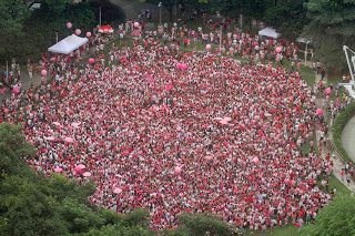 Read more about the article Over 10,000 supporters of the Freedom to Love turn Hong Lim Park Pink, for Pink Dot 2011
