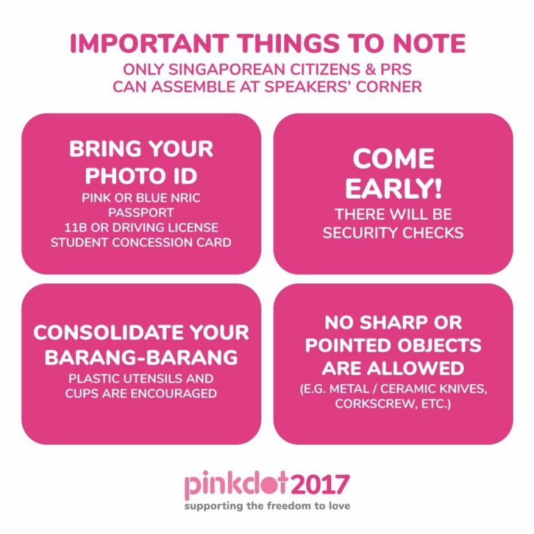 Read more about the article Pink Dot 2017: Bring your IDs, and other tips